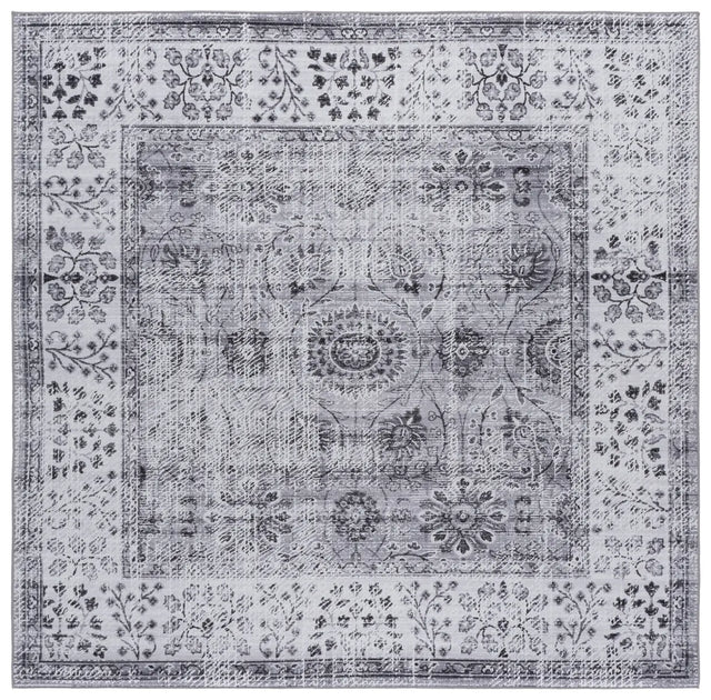 Safavieh Tucson 6'-0" x 6'-0" Rug in Dark Grey / Light Grey