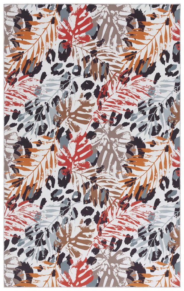 Safavieh Malibu 4'-0" x 6'-0" Rug in Ivory / Rust