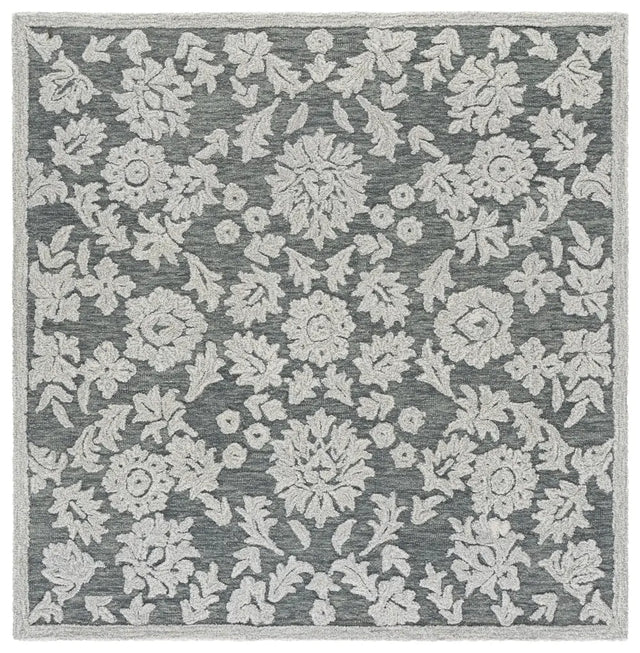Safavieh Blossom 6'-0" x 6'-0" Rug in Grey / Ivory