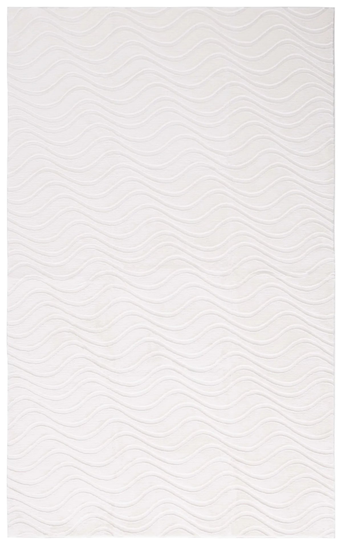 Safavieh Faux Rabbit Fur 800 4'-0" x 6'-0" Rug in Ivory