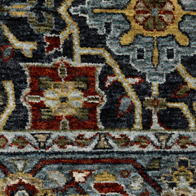 Oriental Weavers Sphinx Aberdeen 4922D Blue/ Multi Rugs - room scene 2