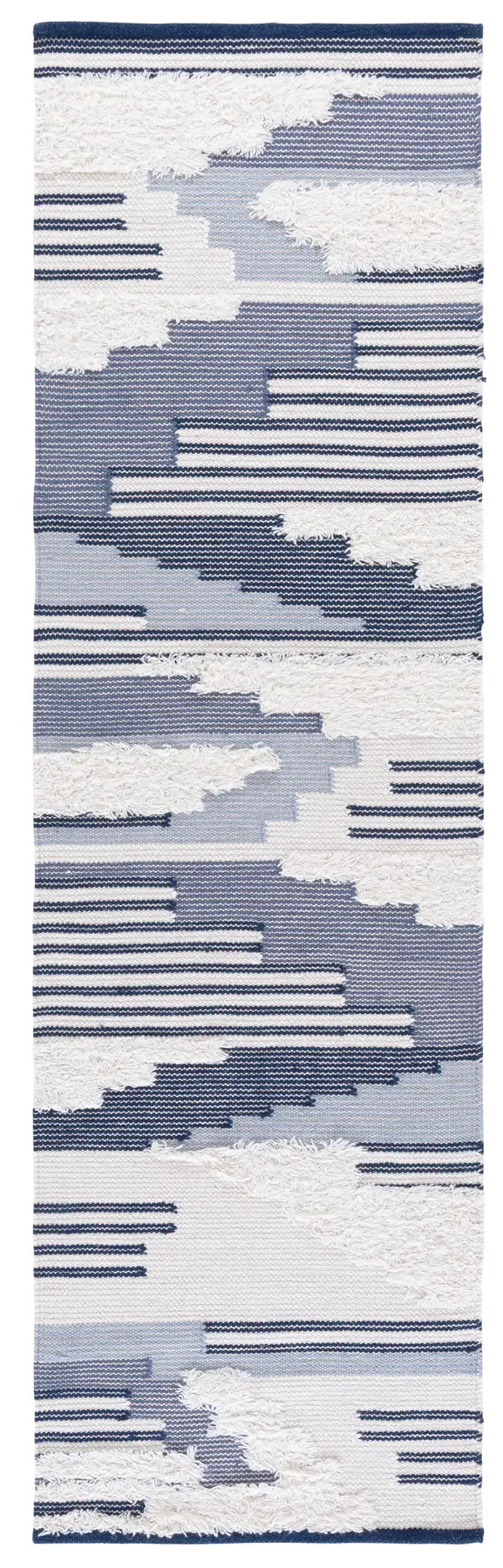 Safavieh Kenya 2'-3" x 8'-0" Rug in Blue / Ivory