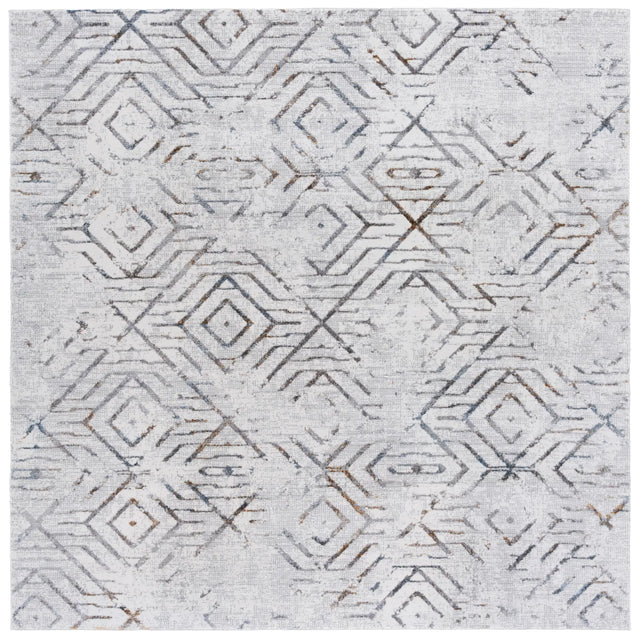 Safavieh Sonoma 6'-7" x 6'-7" Rug in Grey / Ivory