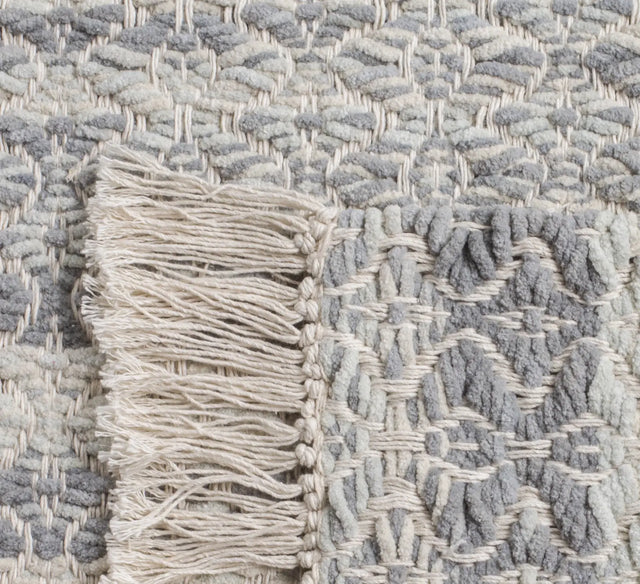 Safavieh Boston 4'-0" x 6'-0" Rug in Grey / Ivory