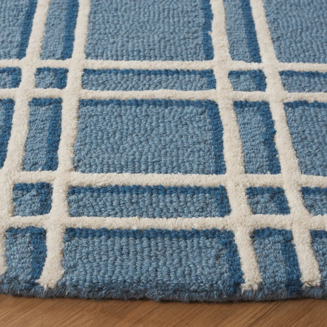 Safavieh Genre 6'-0" x 6'-0" Rug in Blue / Ivory