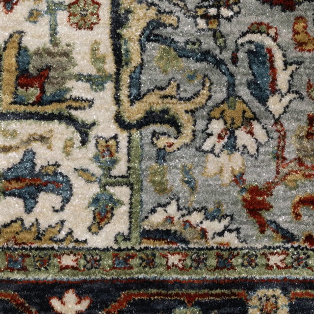 Oriental Weavers Sphinx ELIANA ELI11 Red Medallion Rugs - room scene 2