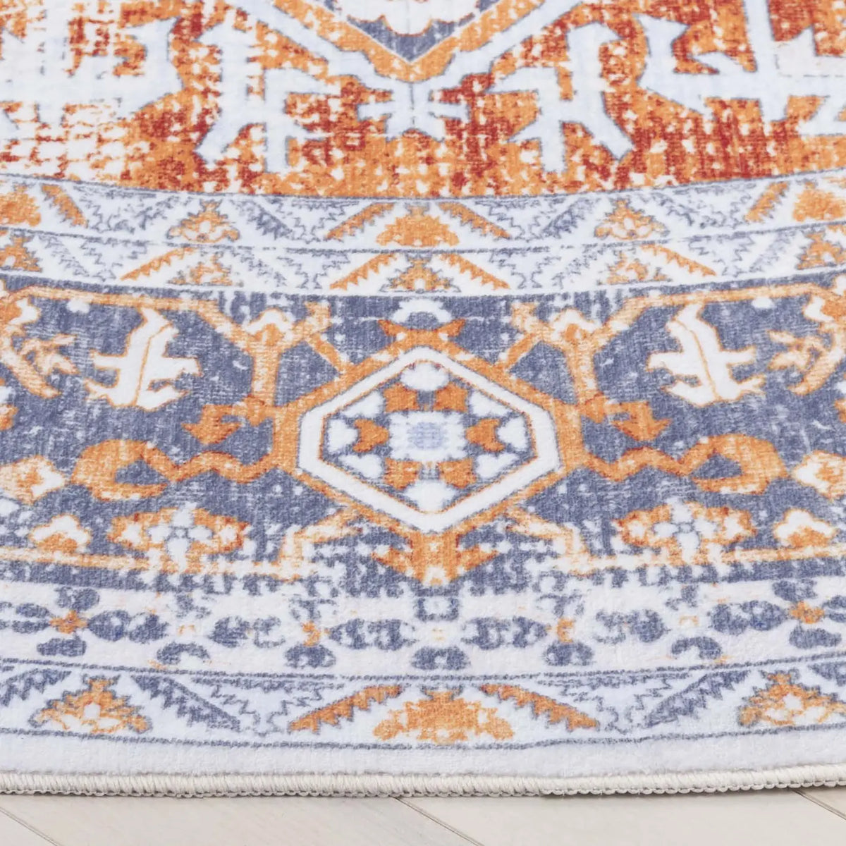 Safavieh Arizona 6'-0" x 6'-0" Rug in Rust / Grey