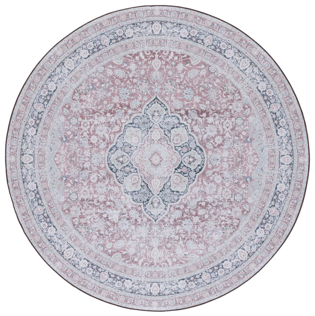 Safavieh Tucson 6'-0" x 6'-0" Rug in Rust / Sage