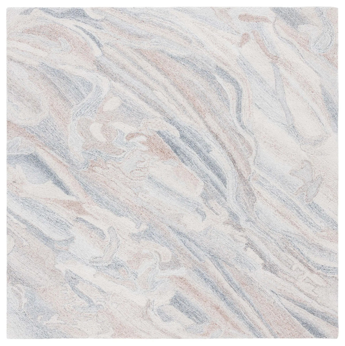 Safavieh Abstract 6'-0" x 6'-0" Rug in Grey / Brown
