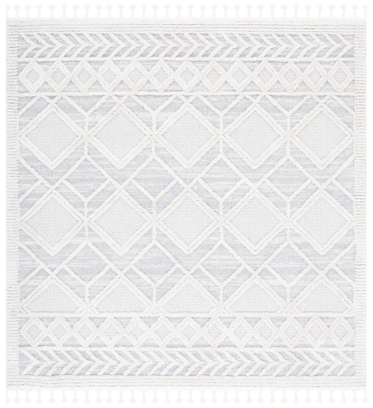 Safavieh Marrakesh 6'-7" x 6'-7" Rug in Beige / Grey