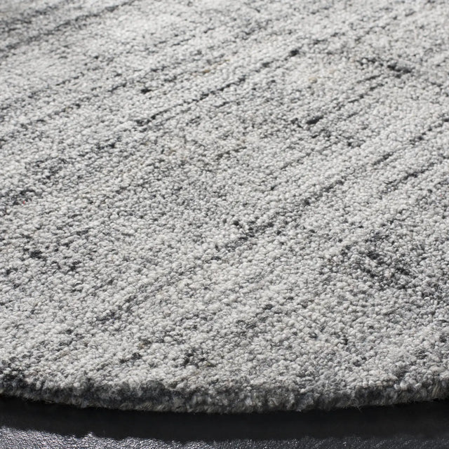 Safavieh Abstract 6'-0" x 6'-0" Rug in Grey / Black