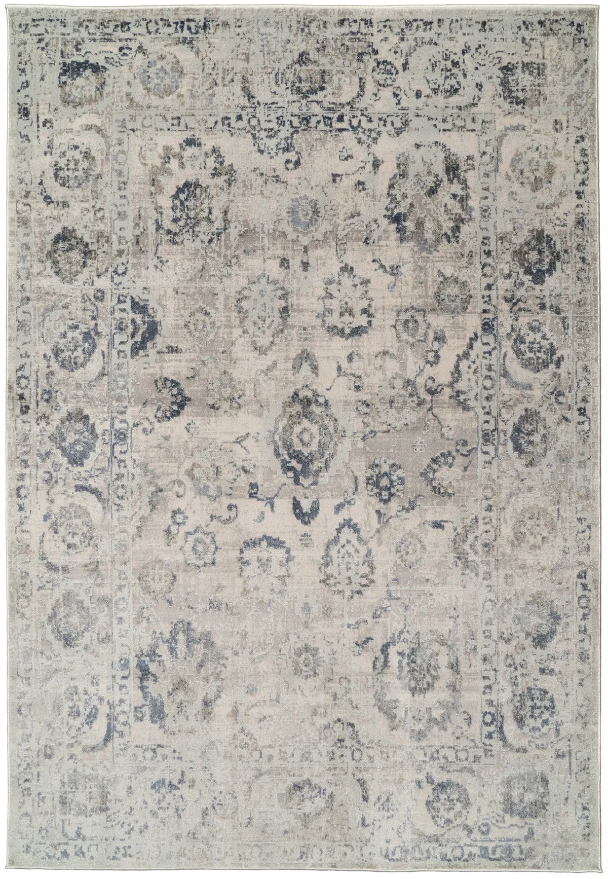 Dynamic Rugs Castilla 3530 Grey / Blue Rugs - Rectangular