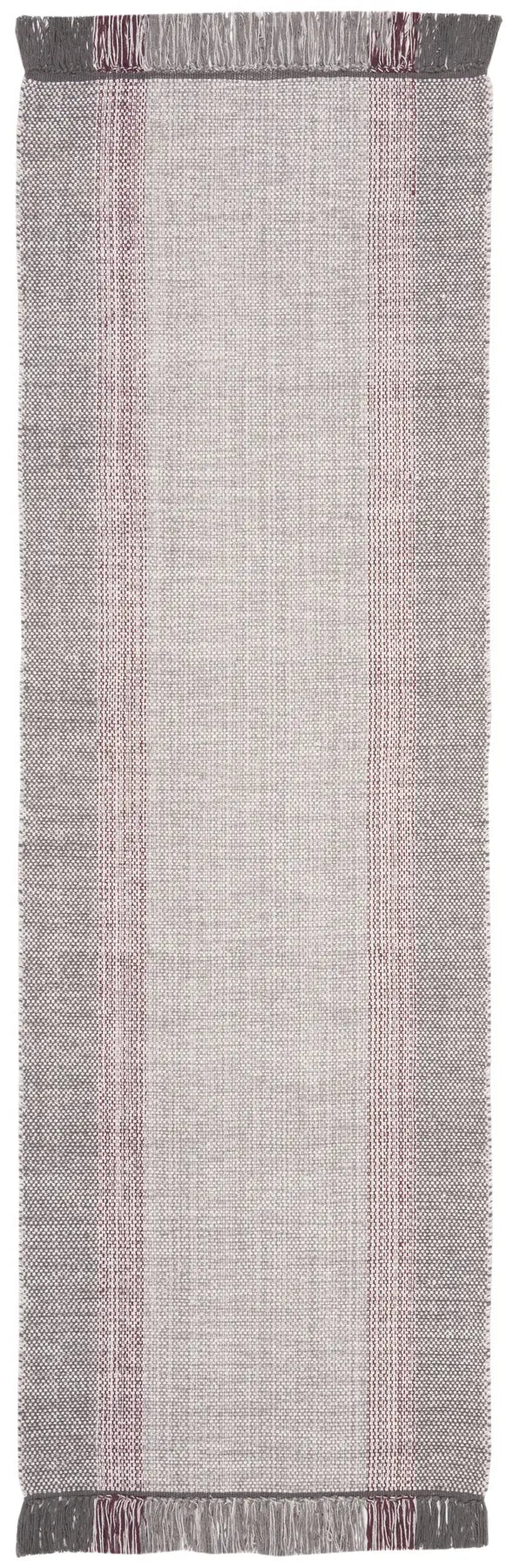 Safavieh Montauk 2'-3" x 7'-0" Rug in Wine / Grey