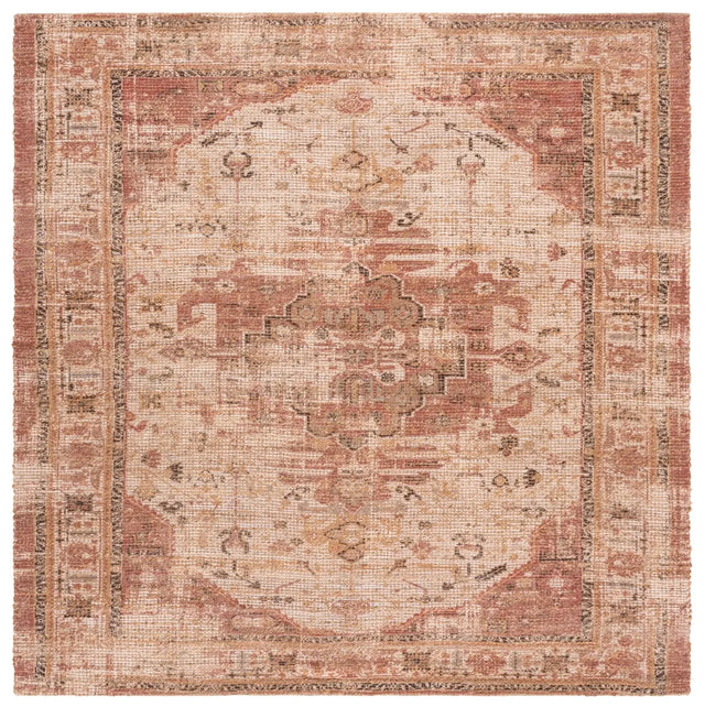 Safavieh Saffron 6'-0" x 6'-0" Rug in Ivory / Pink