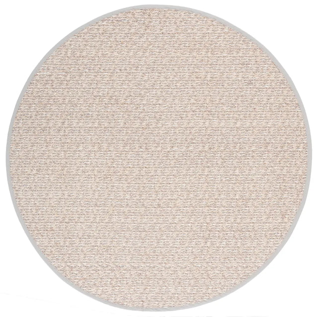 Safavieh Natural Fiber 6'-0" x 6'-0" Rug in Marble / Beige