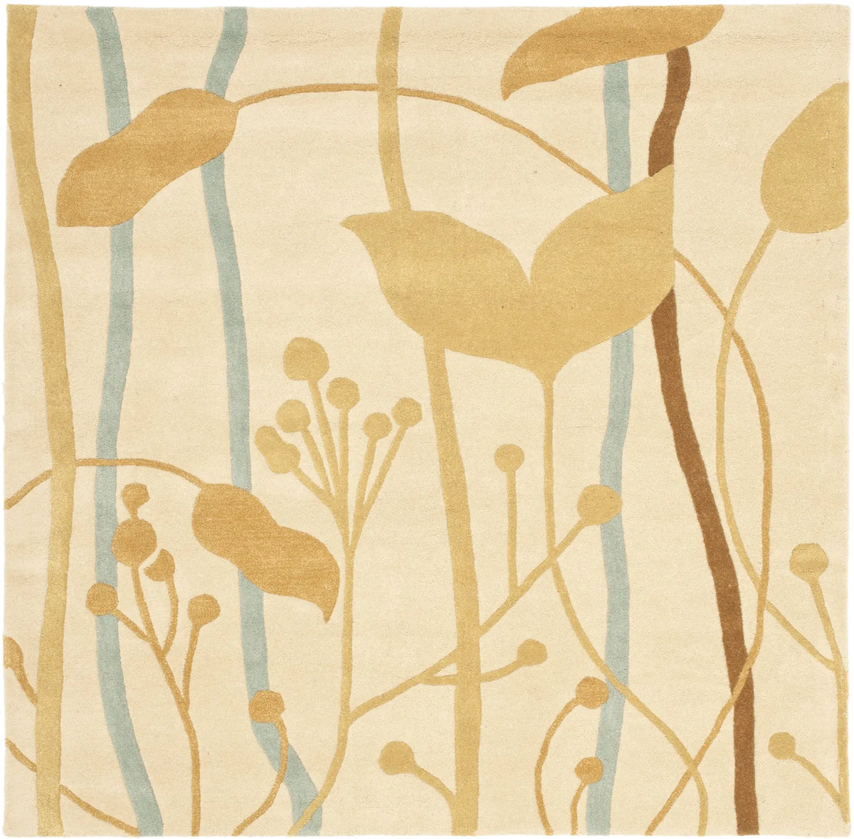 Safavieh Soho 6'-0" x 6'-0" Rug in Beige / Multi