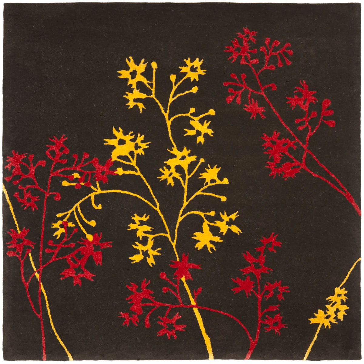 Safavieh Soho 6'-0" x 6'-0" Rug in Brown / Red
