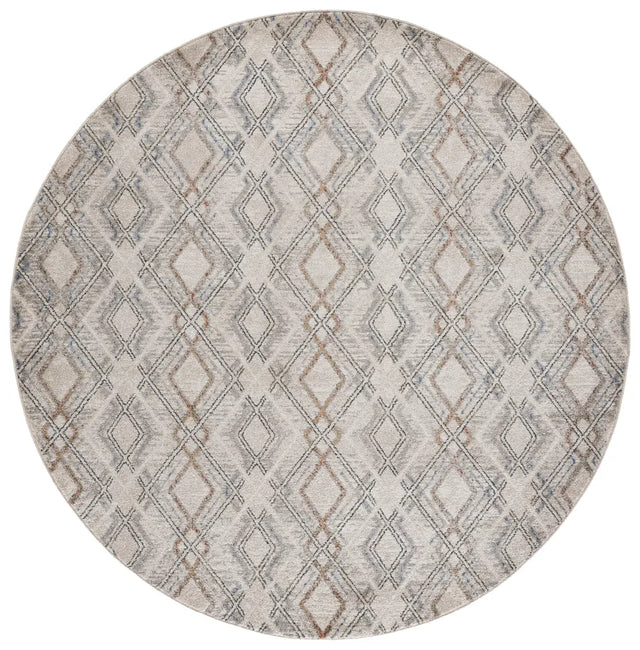 Safavieh Grove 6'-7" x 6'-7" Rug in Ivory / Blue Rust