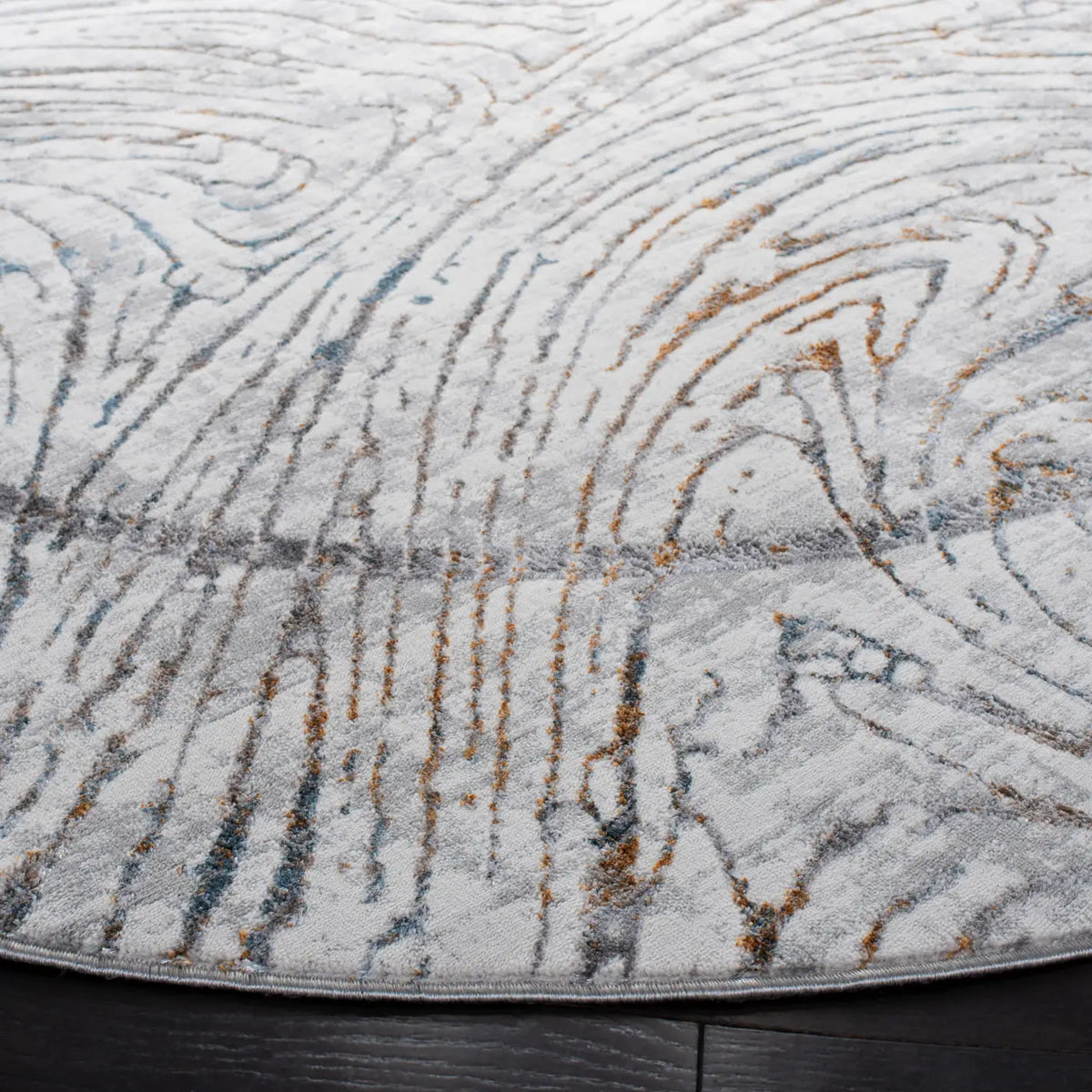 Safavieh Sonoma 6'-7" x 6'-7" Rug in Ivory / Grey