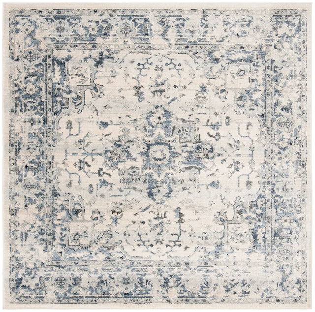 Safavieh Charleston 6'-7" x 6'-7" Rug in Ivory / Navy