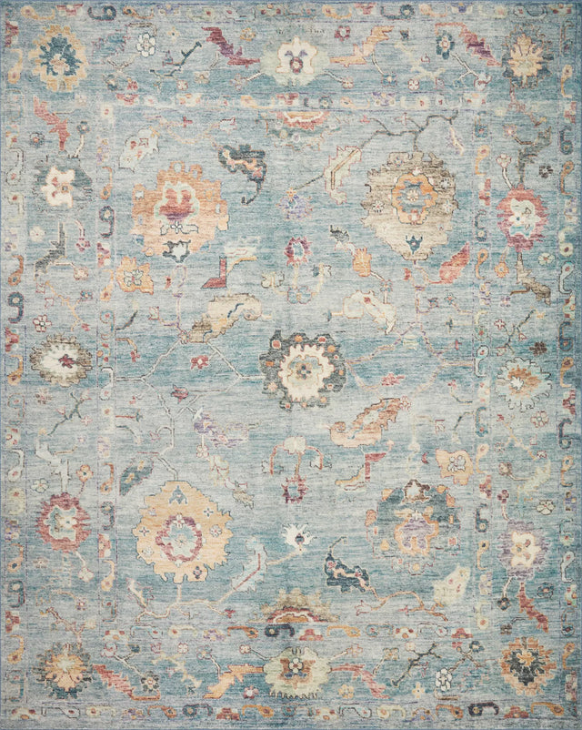 Loloi Margot Mat-06 Denim/Multi Rug - main flat