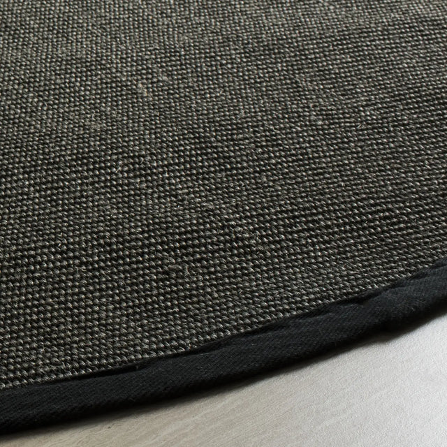 Safavieh Natural Fiber 6'-0" x 6'-0" Rug in Anthracite / Black