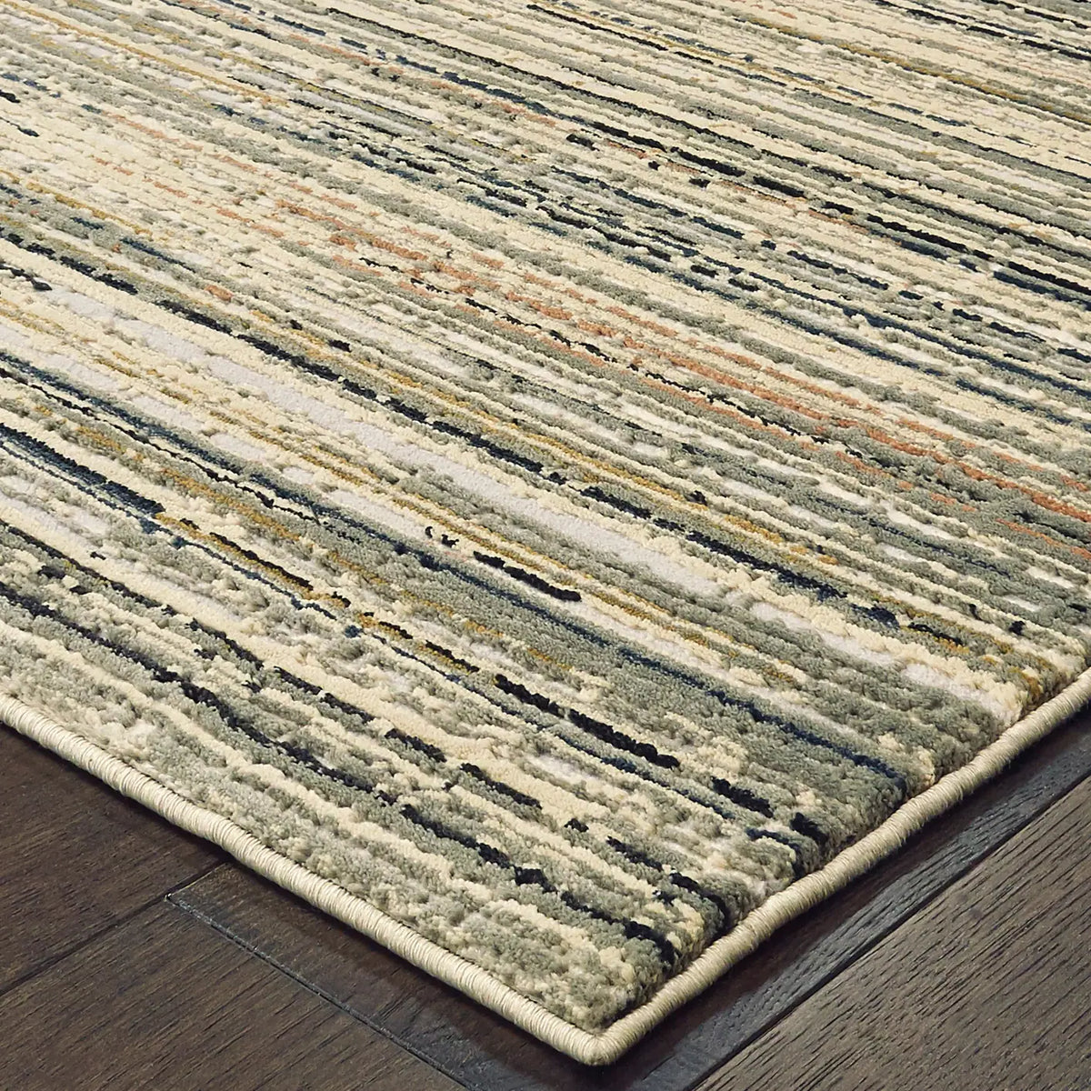 Oriental Weavers Sphinx Bowen 1332J Ivory / Gold Rugs - corner detail