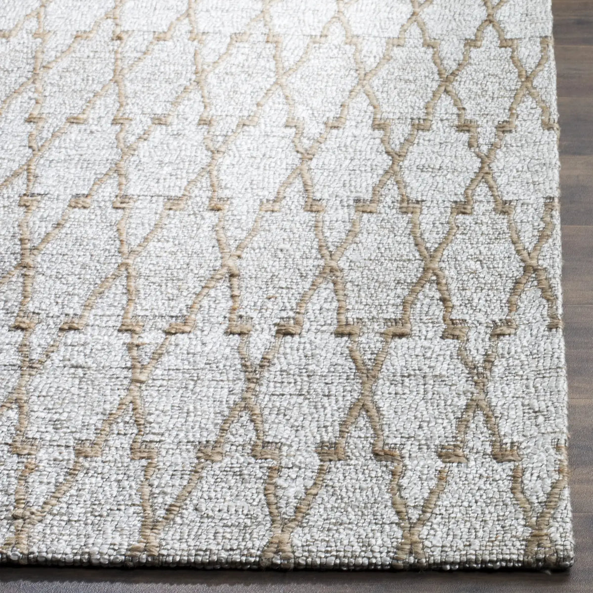 Safavieh Cape Cod 4'-0" x 6'-0" Rug in Silver / Natural