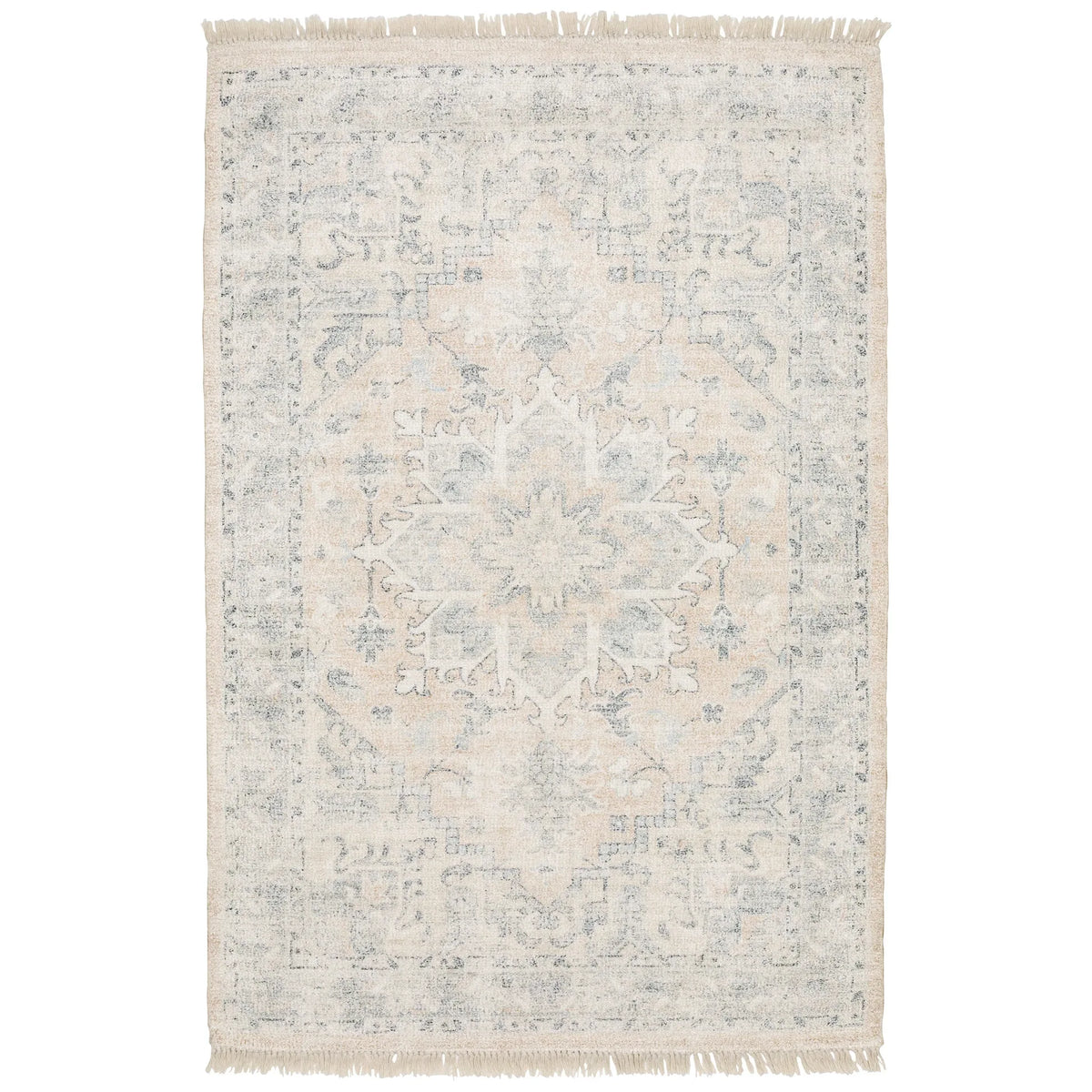 Oriental Weavers Sphinx Malabar 45308 Beige/ Grey Rugs - main flat