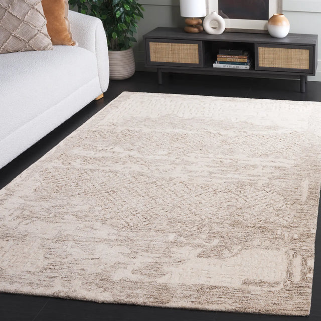 Safavieh Harvest 4'-0" x 6'-0" Rug in Brown / Ivory