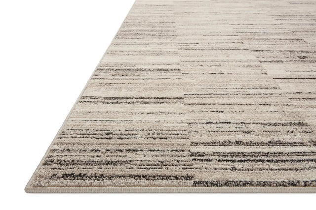 Loloi Darby Dar-01 Charcoal/Sand Rug - rug corner