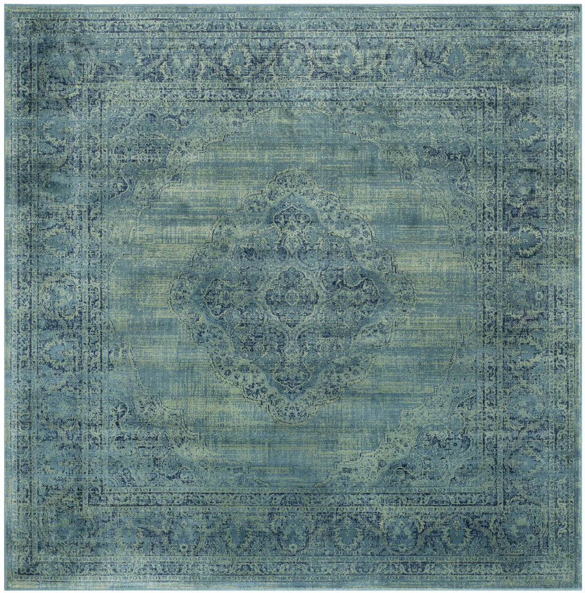 Safavieh Vintage 6'-0" x 6'-0" Rug in Turquoise / Multi