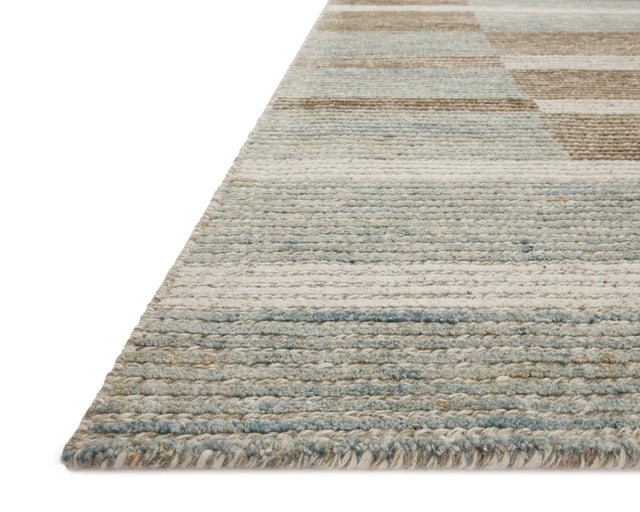 Loloi Stiles Sti-02 Tobacco/Lagoon Rug - rug corner