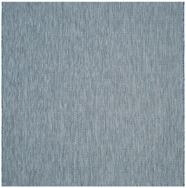 Safavieh Courtyard 6'-7" x 6'-7" Rug in Navy / Grey