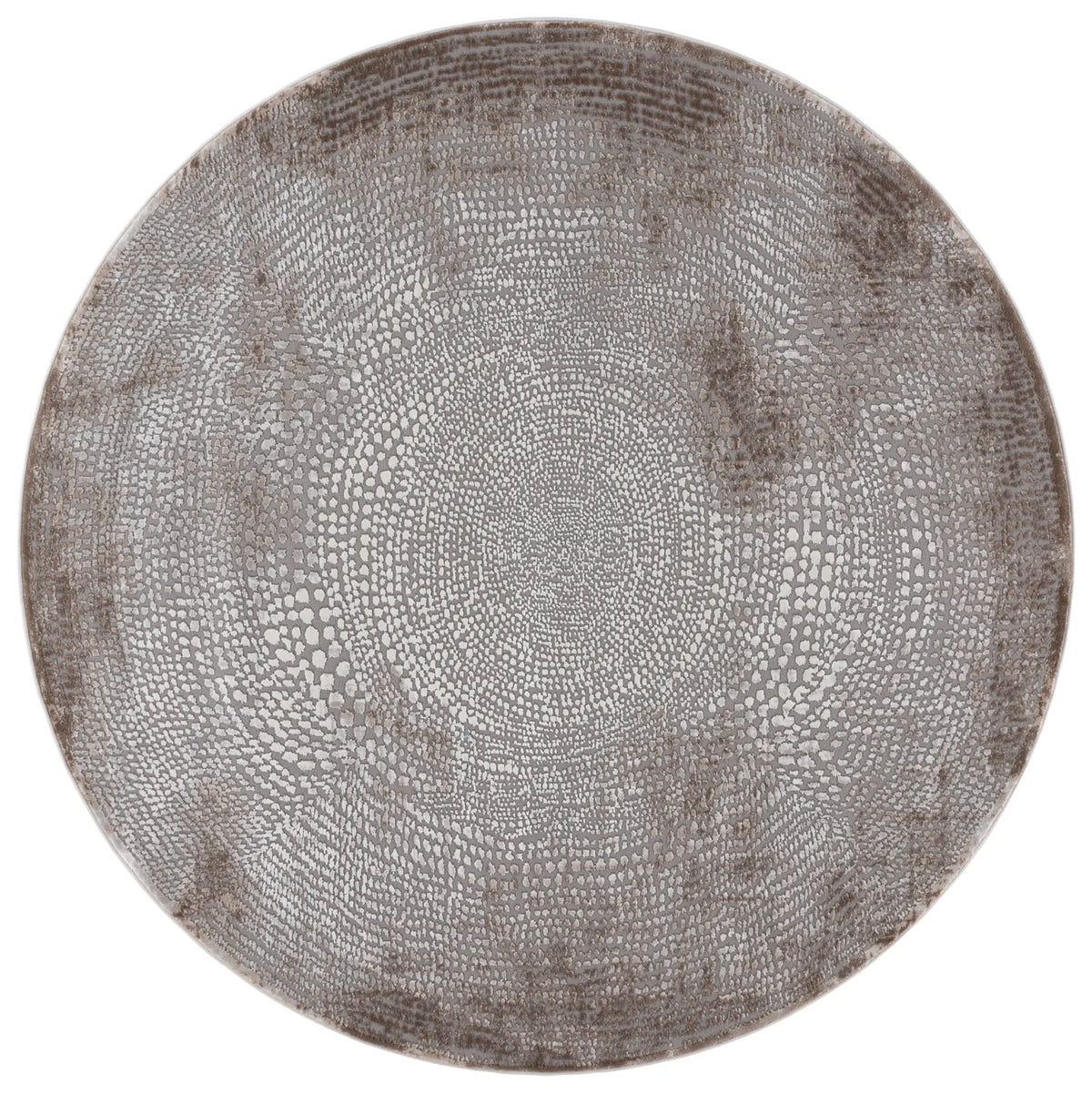 Safavieh Meadow 6'-7" x 6'-7" Rug in Brown / Ivory