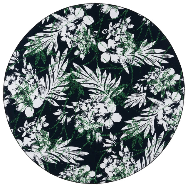 Safavieh Malibu 6'-0" x 6'-0" Rug in Black / Green