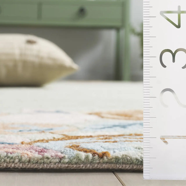 Safavieh Jardin 4'-0" x 6'-0" Rug in Sage / Rust