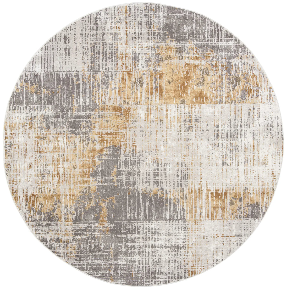 Safavieh Craft 5'-3" x 5'-3" Rug in Grey / Beige