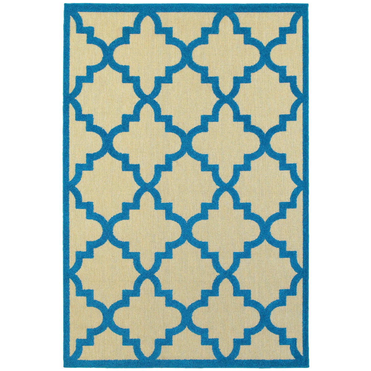 Oriental Weavers Sphinx Cayman 660L9 Sand / Blue Rugs - main flat