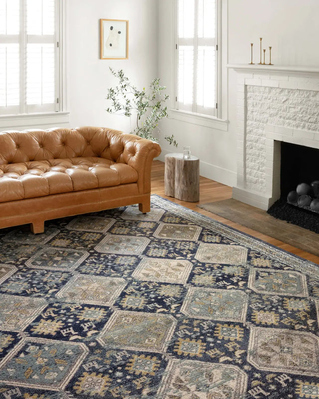 Loloi Jocelyn Joc-02 Navy/Blue Rugs - room scene 1