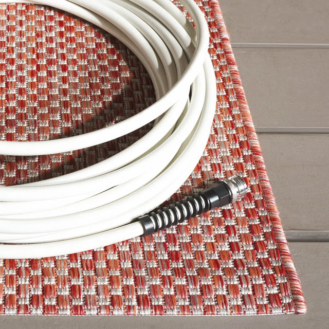 Safavieh Courtyard 5'-3" x 7'-7" Rug in Red / Beige