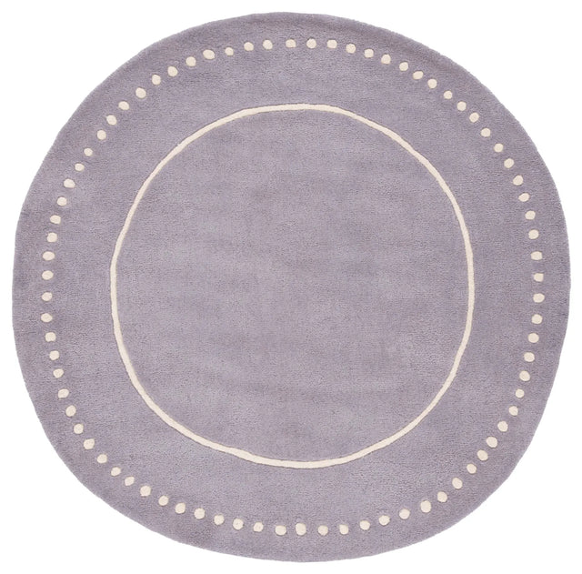 Safavieh Bella 5'-0" x 5'-0" Rug in Silver / Ivory