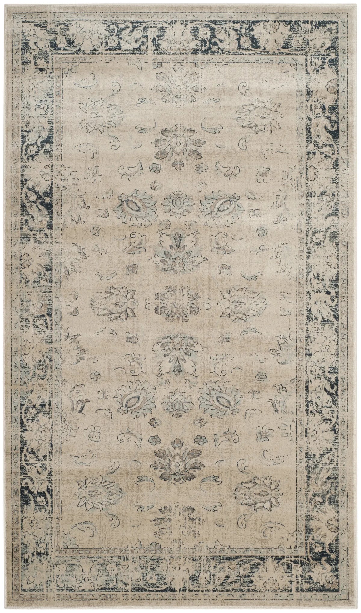 Safavieh Vintage 3'-3" x 5'-7" Rug in Stone / Blue