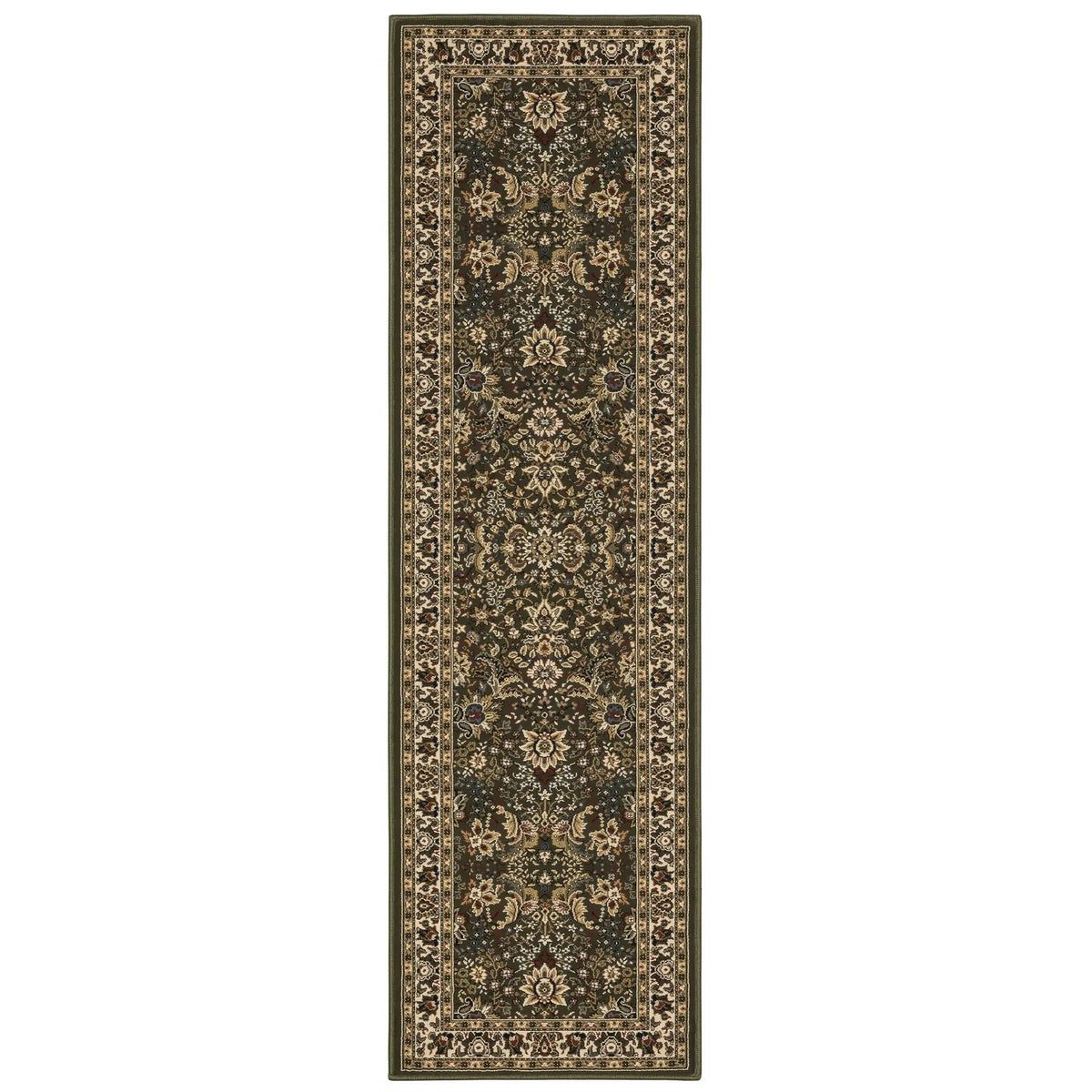 Oriental Weavers Sphinx Ariana 213g8 Green / Ivory Rugs - runner