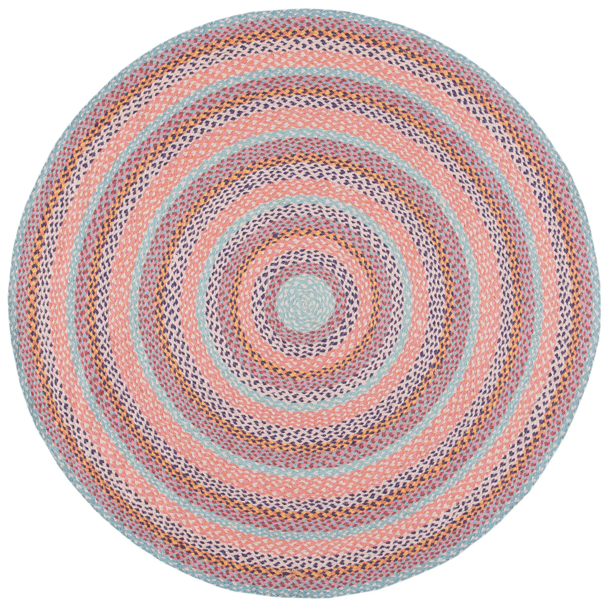 Safavieh Cape Cod 5'-0" x 5'-0" Rug in Pink / Blue