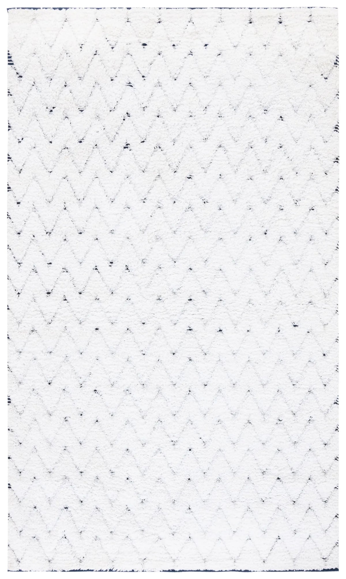 Safavieh Casablanca 4'-0" x 6'-0" Rug in Ivory / Navy