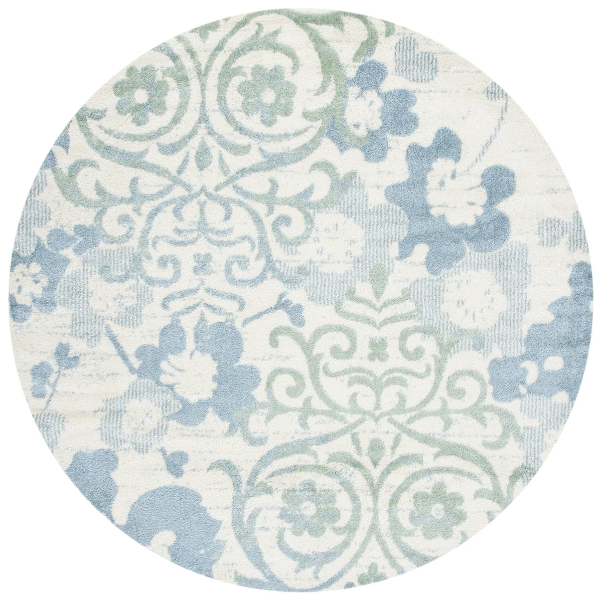 Safavieh Adirondack 6'-7" x 6'-7" Rug in Ivory / Blue