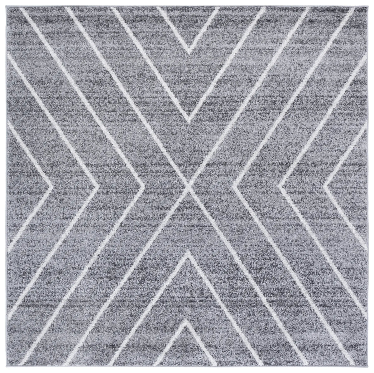 Safavieh Adirondack 6'-0" x 6'-0" Rug in Dark Grey / Ivory