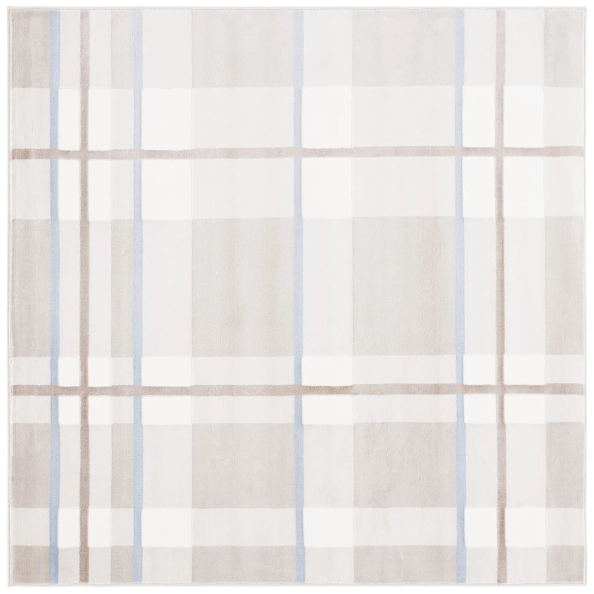 Safavieh Groove 6'-7" x 6'-7" Rug in Beige / Light Blue