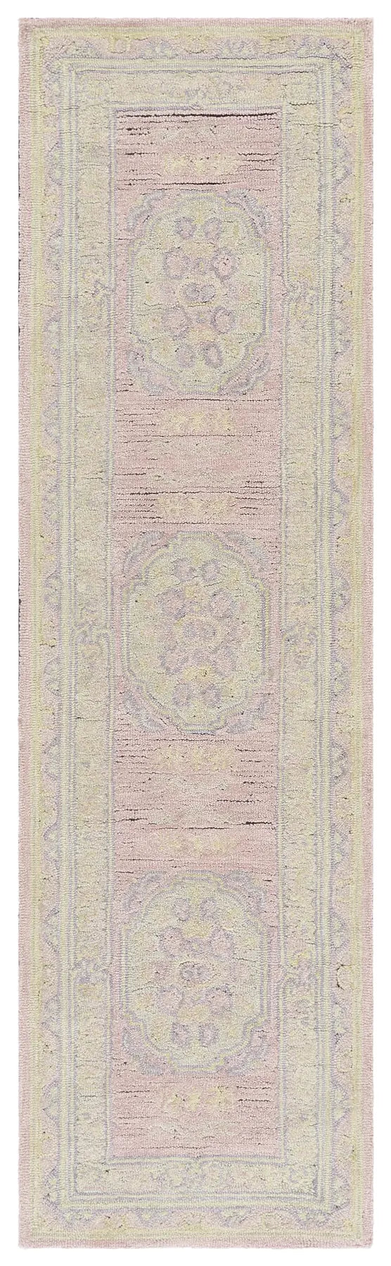Safavieh Savonnerie 2'-3" x 8'-0" Rug in Pink / Beige